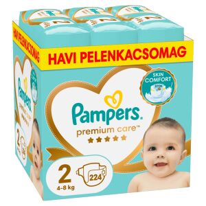 Pampers Premium Care mjesečni paket pelena 4-8kg Mini 2 (224 kom)
 122704011