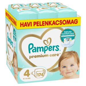 Pampers Premium Care mjesečni paket pelena 9-14kg Maxi 4 (174 kom)
 146265678 - Pampers