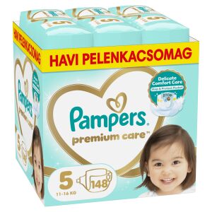Pampers Premium Care monthly nappy pack 11-16kg Junior 5 (148pcs) 146265727 - Diapering