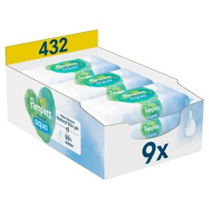 Pampers Harmonie Aqua мокри кърпички 9x48бр 122780309