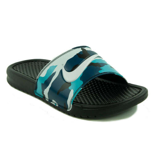Nike Benassi JDI Print férfi Papucs #kék 31355125