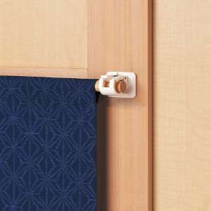 Self-adhesive curtain rod holder, white, 2 pack - Home Safety