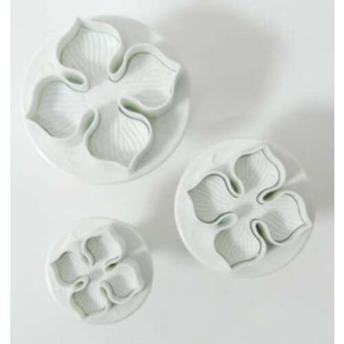 Virág sütemény kiszúró készlet, 3 méretben, sütéshez és díszítéshez