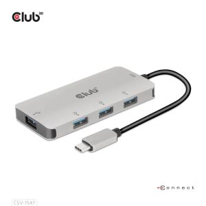 Club3D USB Typ-C auf 4-Port USB 3.2 Gen 2 Hub - Club3D