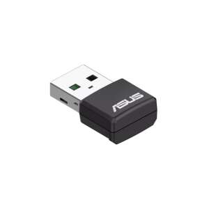 Asus USB-AX55 Nano WiFi 6 adapter, black, dual band, 1800Mbps - Network Card
