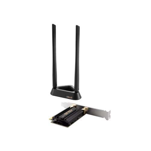 Asus PCE-AXE59BT WiFi 6E PCI-e kártya két külső antennával