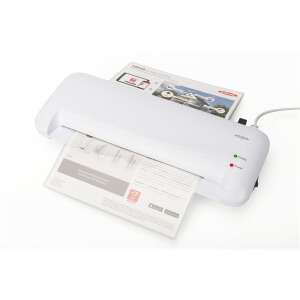 Laminator Ednet A4, alb, 400 mm/minut, 80-125 microni, laminator pentru fotografii, documente, carduri și multe altele - Laminatoare, folii