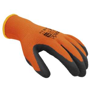 steck! STK 01 Latex bevonatú KOMBINÁLT VÉDŐKESZTYŰ mechanikus kockázatok ellen, narancssárga és fekete munkakesztyű - Védőfelszerelés