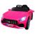 R-Sport Cabrio B3 Mașină electrică roz pentru copii: Vedere frontală în unghi