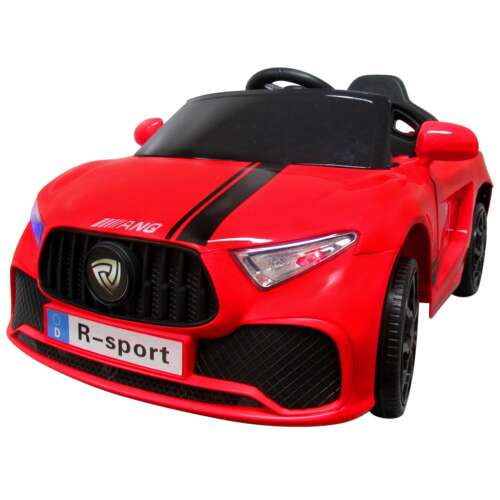 R-Sport Cabrio B7 Elektromos autó hang-és fényeffekttel + távirányító 12V #piros