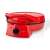 NEDIS pizza oven, red color, closed lid