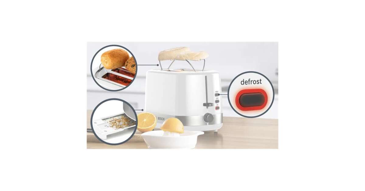 White hotsell bosch toaster