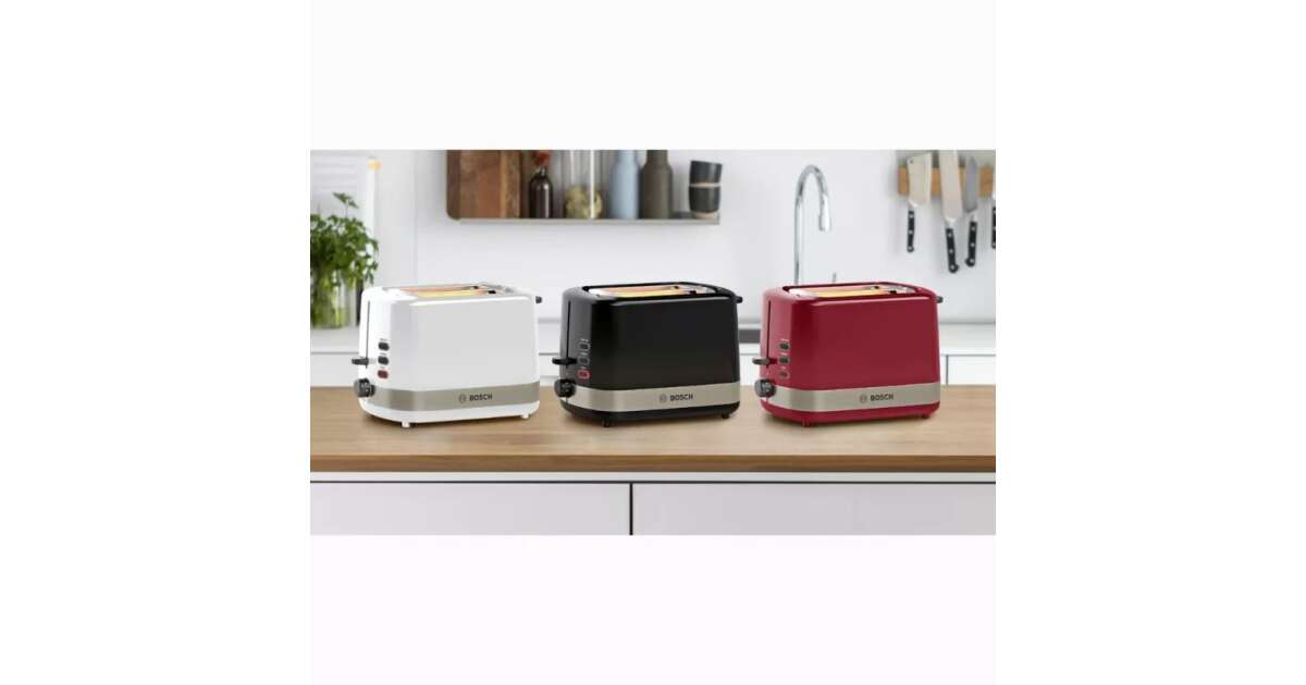 Bosch Compact Toaster, White, TAT6A511