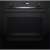 Bosch HBG539EB0 beépíthető sütő, fekete, elülső nézet
