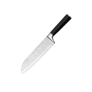Santoku nôž zo série Stern od Carl Schmid Sohn, čepeľ 18 cm, čierna rukoväť, nerezová oceľ - Carl Schmidt Sohn