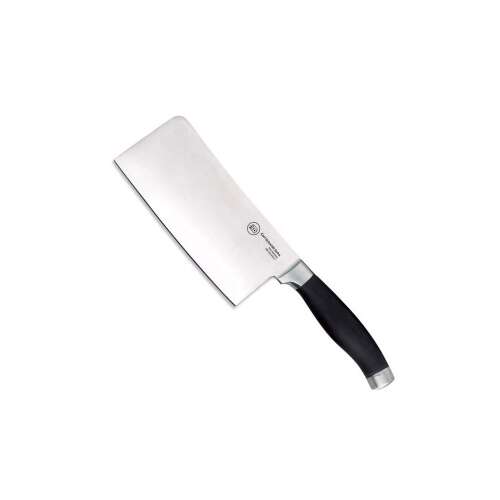 Cutit de tocat carne Shikoku, Carl Schmidt Sohn 039240, 16 cm, maner negru, cutie cadou