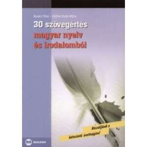 30 szövegértés magyar nyelv és irodalomból 46279094 Tankönyvek, segédkönyvek