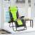 Timeless Tools Delux Zero Gravity Chair, Green, zero gravity chair with headrest and cup holder, comfortable and foldable, used on a patio