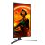 Monitor gamingowy AOC 25G3ZM/BK 25 cali Full HD widok z boku