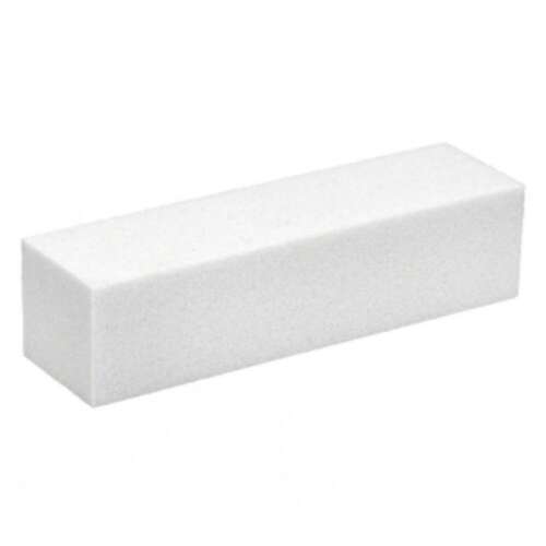 Fehér 4 oldalas körömreszelő blokk