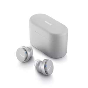 Căști wireless Philips TAT8506WT/00 True Wireless Bluetooth cu carcasă de încărcare, albe - Philips Headseturi