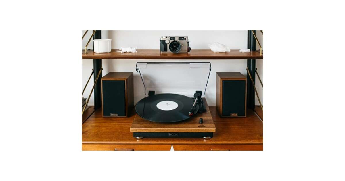 Lenco Record player with speaker LS-100WD | Pepita.com