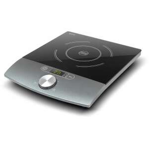 Indukčná varná doska ECG IV 18, jednozónová, čierna a sivá, 29,5 cm - Varné dosky