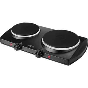 ECG EV 2512BK Električna ploča za kuhanje, 47 cm, 2 zone za kuhanje, Zaštita od pregrijavanja, Crna 52566815 - Prijenosna ploča za kuhanje