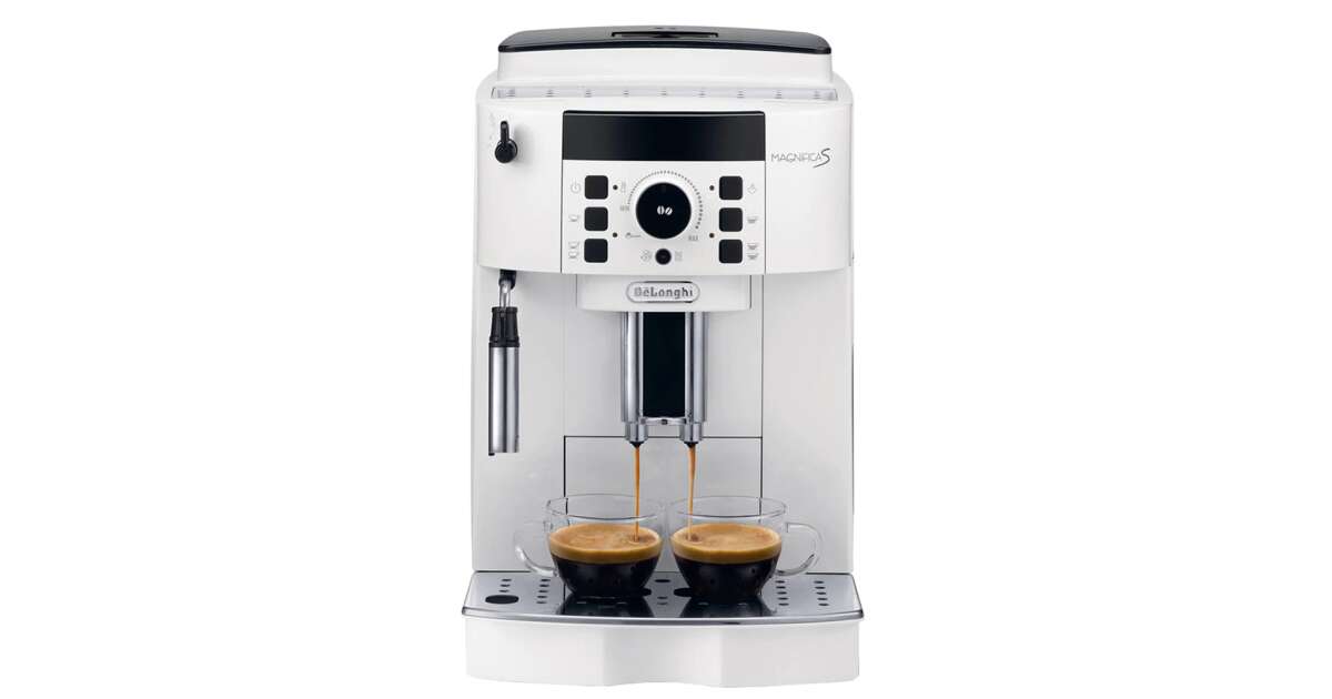 Aparat de cafea automat DeLonghi ECAM21.117.W Magnifica S alb