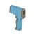 Emos M0503 Infrared Thermometer, blue and grey, digital display, side view