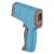 Emos M0503 Infrared Thermometer, blue and grey, digital display, side view