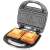 ECG 3 in 1 Sandwichmaker mit zwei Sandwiches