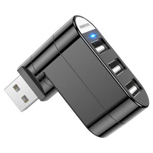 BOROFONE DH3 Rotatable 3-Port USB Hub - USB Hub