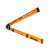 Handy Multipurpose Angle Finder, 270 degree protractor, level, ruler, marking tool, orange