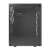 Darkflash Phantom computer case with tempered glass side panel and RGB fans, black