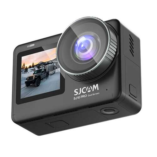 SJCAM SJ10 Pro Dual Screen Action Camera angled view