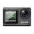 SJCAM SJ8 Dual Screen akciókamera, fekete, elülső nézet, a képernyőn egy motorral