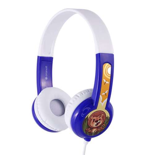Kabelgebundene Kopfhörer für Kinder Buddyphones DiscoverFun (Blau)