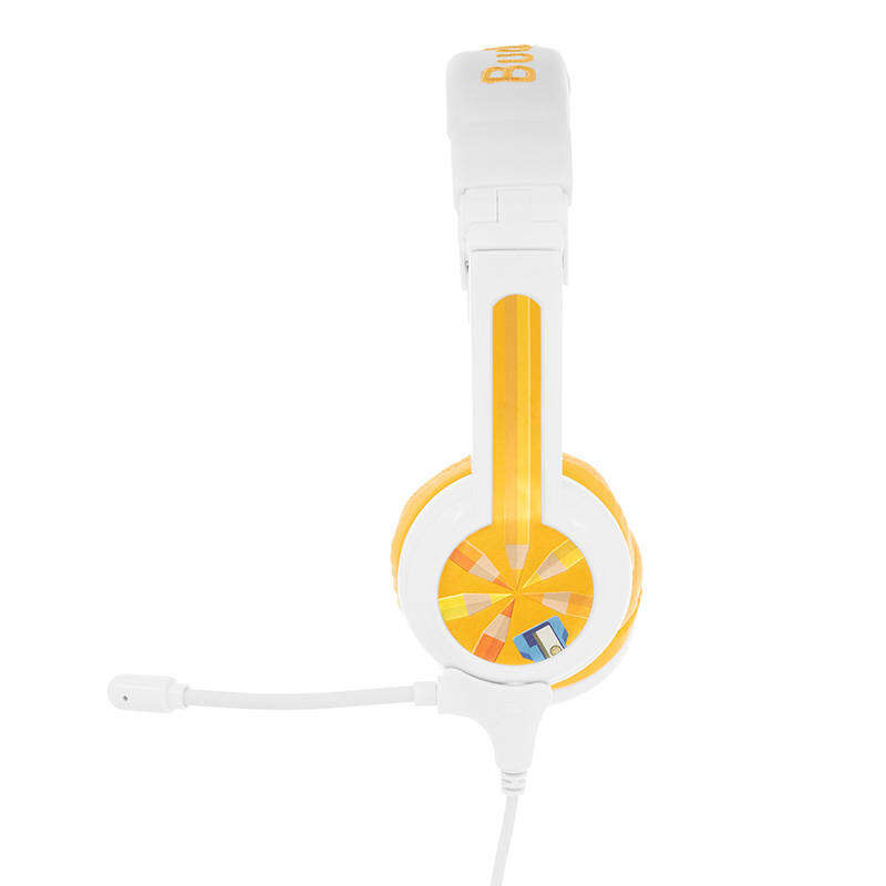 Wired headphones for kids BuddyPhones School+ (yellow)