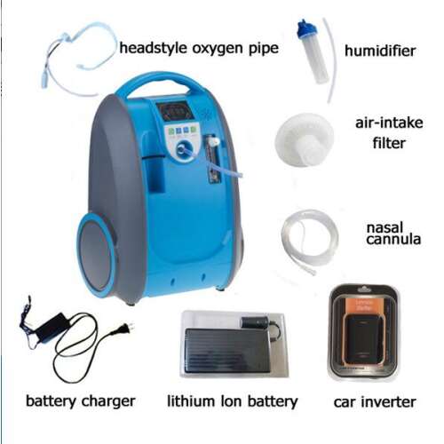 Hordozható oxigénkoncentrátor extra kiegészítőkkel / OT-OX-LG101  52581844