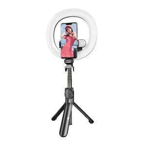 Puluz selfie stick trepied cu lumină inelară LED pentru fotografie și videografie cu smartphone - Selfie stick-uri