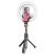 Puluz Selfie Stick Tripod with LED Ring Light for Vlogging and Photography