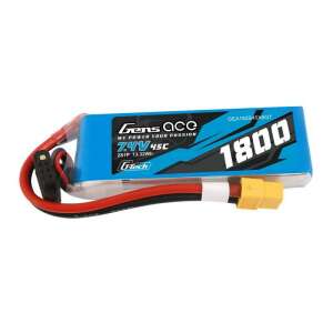 GensAce G-Tech 1800mAh 7.4V 45C 2S1P LiPo akkumulátor XT60 csatlakozóval - RC Modell akkumulátor