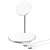 Choetech T581-F white wireless charging stand with USB-C cable