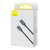Kabel Baseus Crystal Shine Series USB-C do USB-C, 100W, 1,2m, czarny, opakowanie