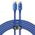 Baseus Crystal Shine USB-C - USB-C kábel, 100W, 2m, kék
