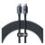 Cablu USB-C la USB-C Baseus Crystal Shine, 100 W, 2 m (negru) (CAJY000701) 105974219