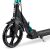 Soke City folding scooter with double brakes #black-turquoise 52592331
