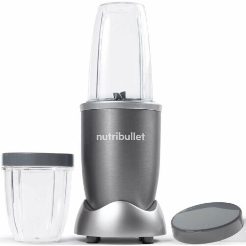 Nutribullet NB505DG blender with accessories, silver