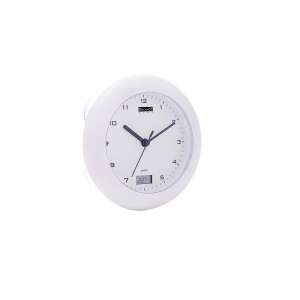 Badezimmer Uhr / Thermometer 17 cm Analog Weiß 52594427 Wanduhren